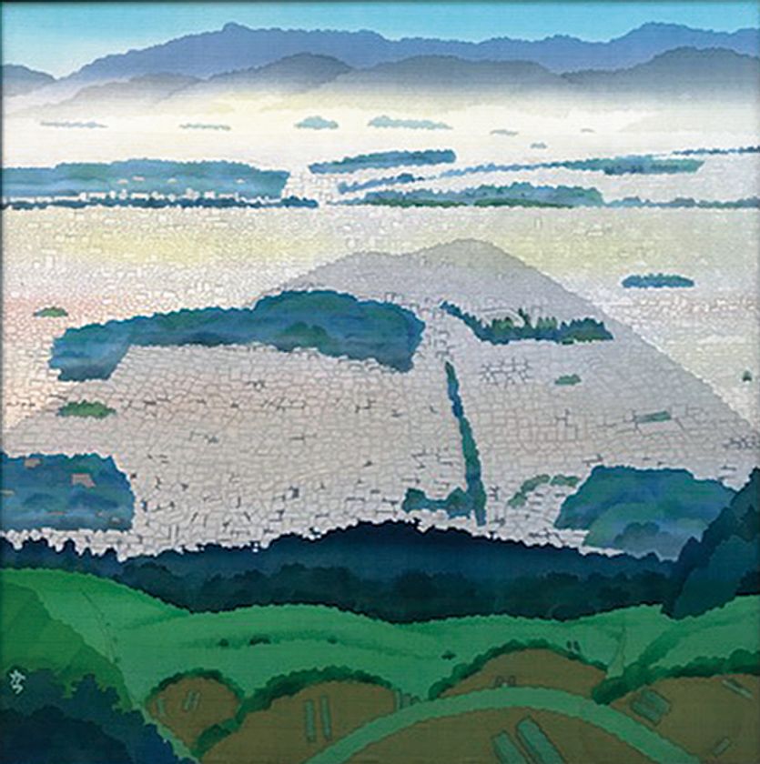 水墨山水画からアンフォルメルの抽象画まで、 堂本印象の幅広い