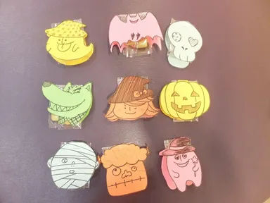 キシリトール入りお菓子が入った手作りの包装