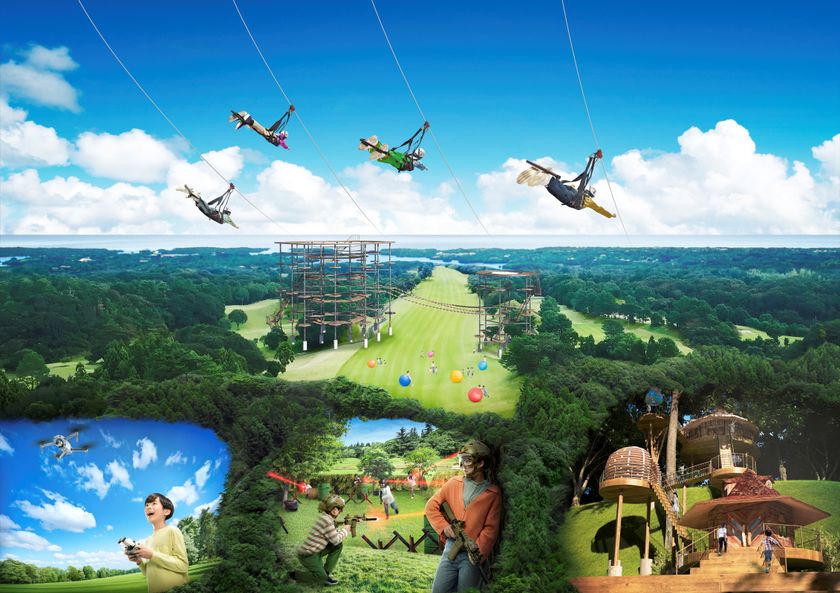 ～しぜんと、夢中～
志摩に新たに誕生するレジャーパーク
「志摩グリーンアドベンチャー」
アトラクションフィールド　
詳細決定 ＆ チケット販売開始！