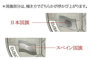 潜像国旗部分詳細