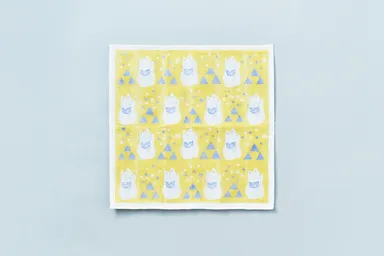 かやのふきん 招き猫(加藤萬・京都)