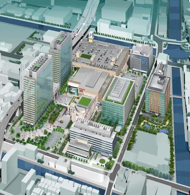 深川ギャザリア施設鳥瞰図