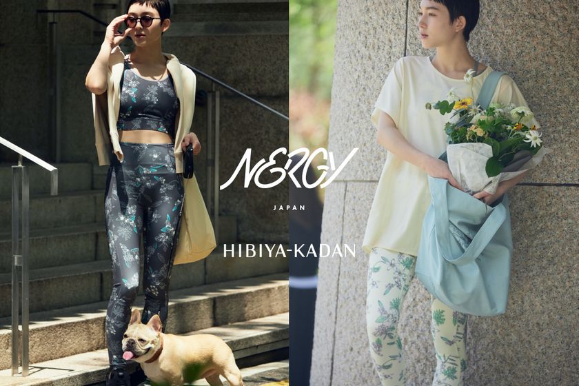 アパレルブランド「NERGY」と初コラボレーション
『HIBIYA KADAN×NERGY』
ジュンのオリジナルブランドに「花屋さんのお花柄」を提供。
