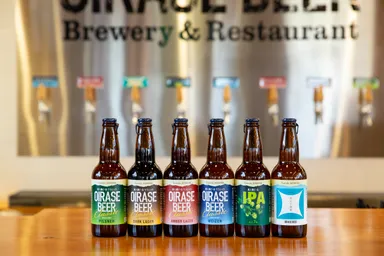 4種類の奥入瀬ビールが飲み放題