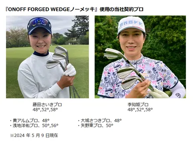 ONOFF契約プロ使用モデル 『ONOFF FORGED WEDGEノーメッキ』を6 ONOFF契約プロ使用モデル 『ONOFF FORGED WEDGEノーメッキ』を6
