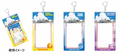 フォトカードホルダー(3種)　左：＜総北高校＞　中央：＜箱根学園＞　右：＜京都伏見高校＞