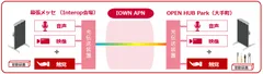 ＜触覚伝送 over APN「OPEN HUB Window」の概要＞