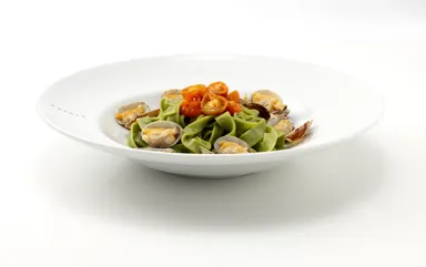 新島産明日葉のタリアテッレ