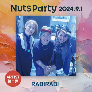 Beachside Art Festival Nuts Party 2024/RABIRABI