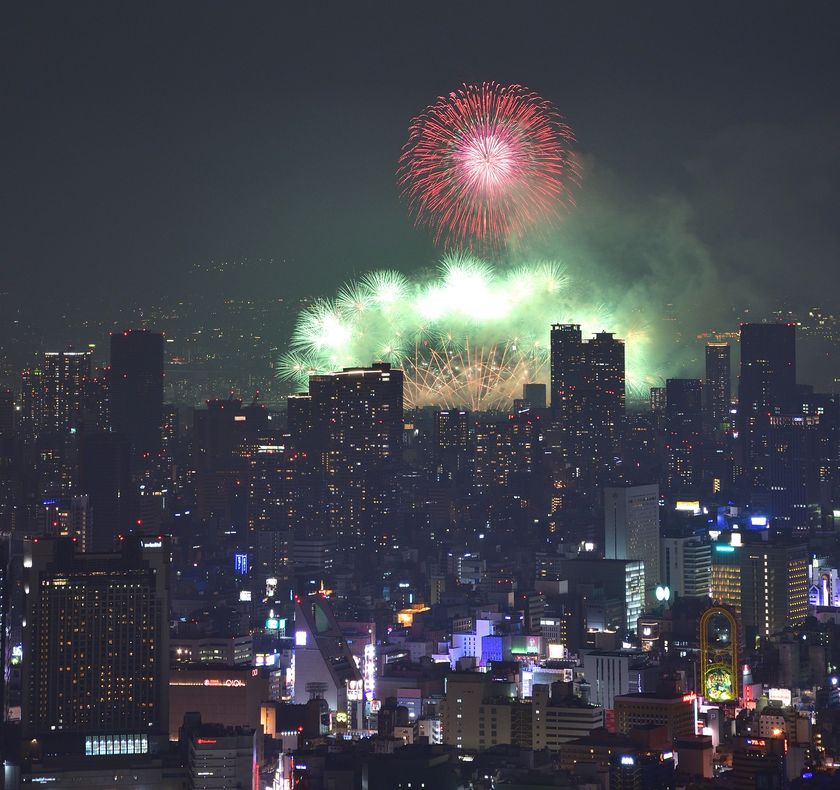 「ハルカス３００（展望台）」で大迫力の花火鑑賞
『なにわ淀川花火大会特別鑑賞プラン』を
６月２８日（金）から販売 
