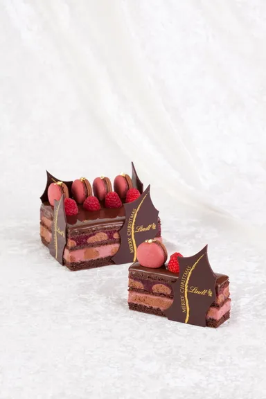 リンツのクリスマスケーキ　ショコラフランボワーズ