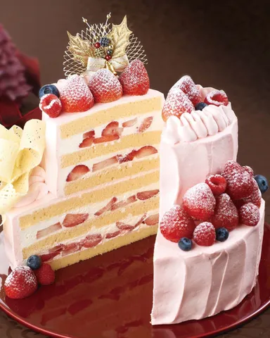 約20名分のサプライズケーキ「クリスマスファンタジー」