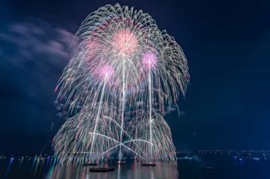 昨年の花火の様子