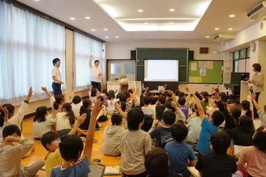 社団の経歴(小学生向けプラごみ出張授業)