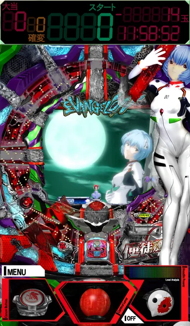 iOSアプリ「CRヱヴァ8」レイ背景