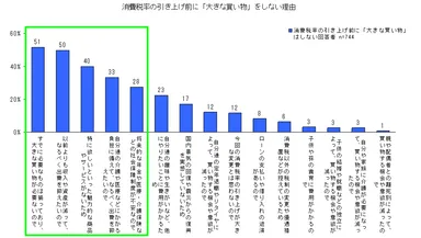 消費税率引き上げ前に「大きな買い物」をしない理由
