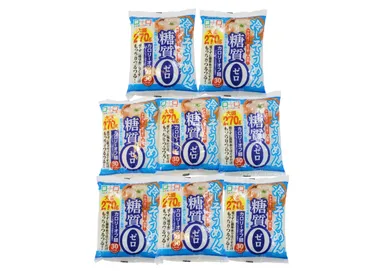 糖質0冷やしそうめん風こんにゃく8袋(クリアバッグ入)