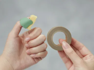 親指にはめて使います