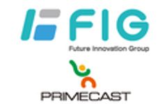 FIG株式会社、株式会社プライムキャストのロゴ
