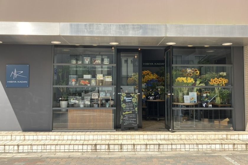 週末にかけて約1,500本のヒマワリが入荷！
日比谷花壇 神戸阪急店
7月24日（水）リニューアルオープン