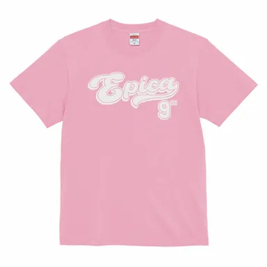 9周年限定Tシャツ　ピンク(前)