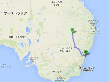 A：ライトニングリッジ位置