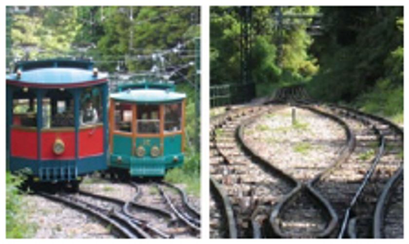 六甲ケーブルの七夕列車
「おり姫号」と「ひこ星号」を運行します