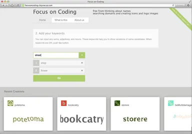 Focus on Codingの画面