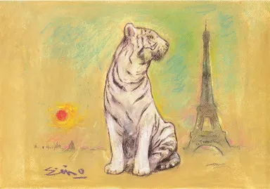 大津英敏「東京からパリへ」