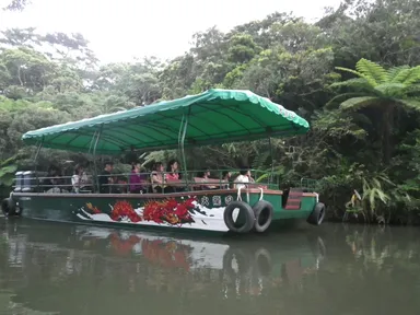 園内遊覧、湖水観賞舟