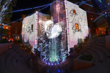 イルミネーション噴水マッピングショーイメージ