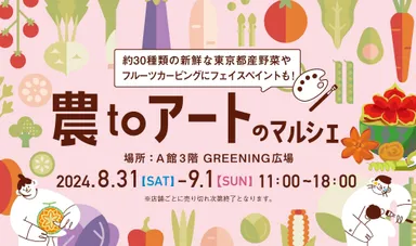 農toアートのマルシェビジュアル