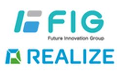 FIG株式会社、REALIZE株式会社のロゴ