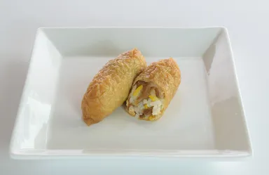 ＜古市庵＞季節いなり　舞茸　ゆず