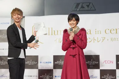 トークショー時の剛力さん