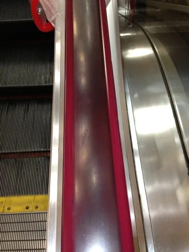 清掃前のローラー痕