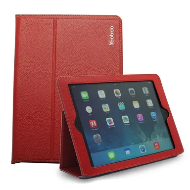 本革レザーケース レッド