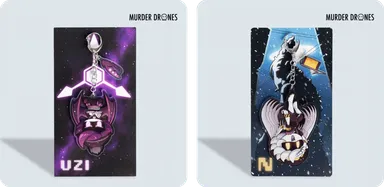 ＜MURDER DRONES キーホルダー(Uzi)／(N)　画像＞