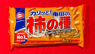 亀田製菓様　１８０g亀田の柿の種6袋詰