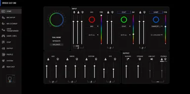 専用アプリ「BRIDGE CAST」画面イメージ