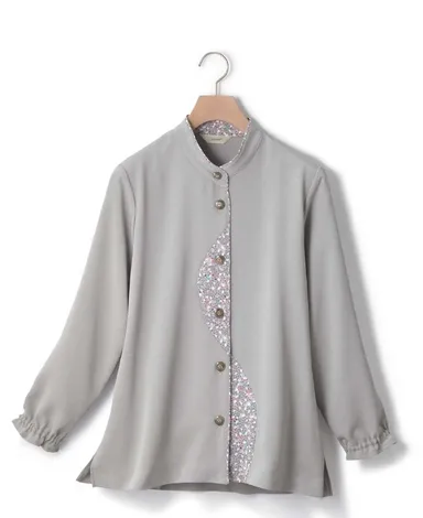 二越ちりめんシャツジャケット