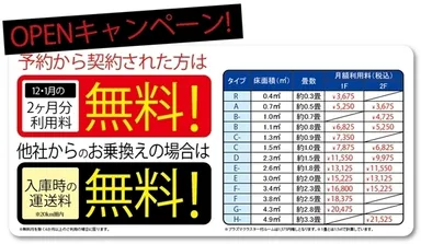OPENキャンペーン