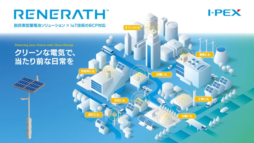 I-PEX、IoT技術を活用した蓄電池の
遠隔監視・制御システム開発に着手- Net24ニュース I-PEX、IoT技術を活用した蓄電池の
遠隔監視・制御システム開発に着手- Net24ニュース
