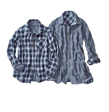 リバーシブルシャツ&ワンピース