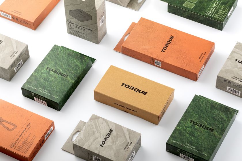 京セラの高耐久スマートフォン「TORQUE(R) G06」 のパッケージ
日本パッケージデザイン大賞2025に入選