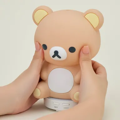 リラックマ　ルームライト加湿器(使用イメージ)