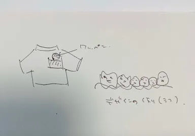 ワッペンのデザインラフ画像