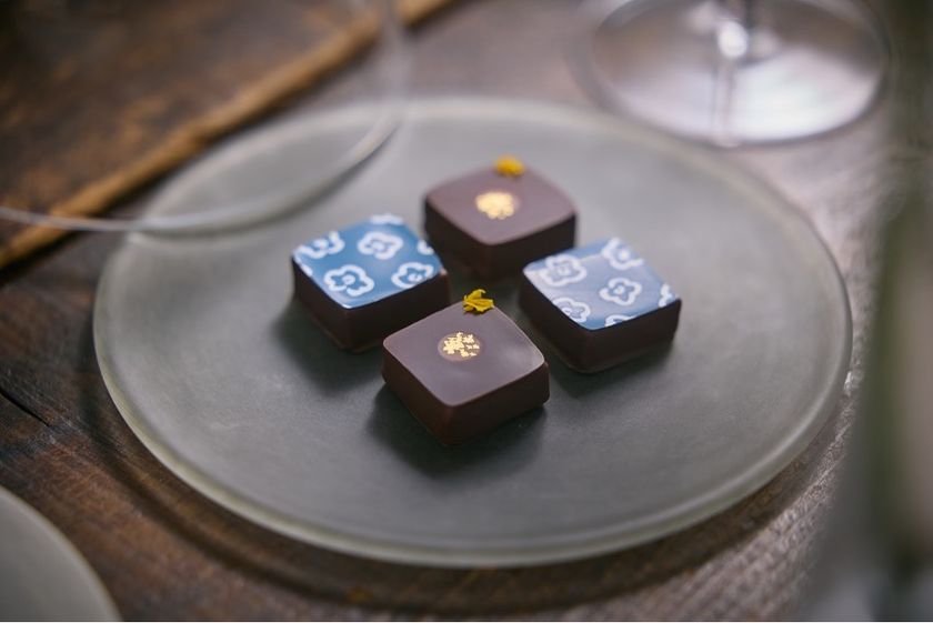 日本酒ボンボンショコラ『Sake japonais Kazenomori』