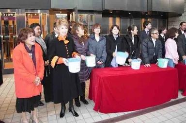 昨年の会場の様子(チャリティー風景)