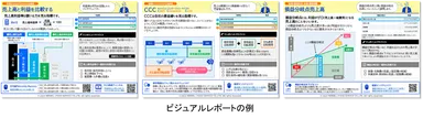 ビジュアルレポートの例